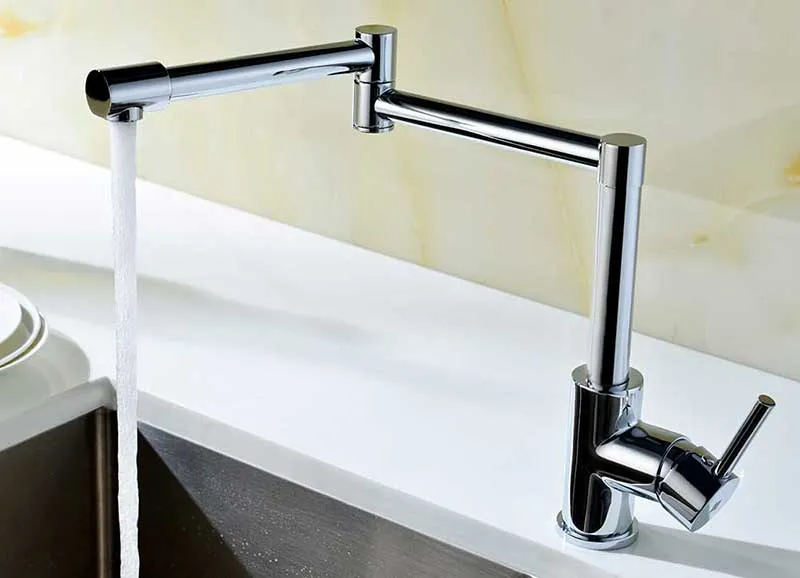 Anzzi MOORE Undermount Stainless Steel 32 in. Double Bowl Kitchen Sink and Faucet Set with Manis Faucet in Polished Chrome