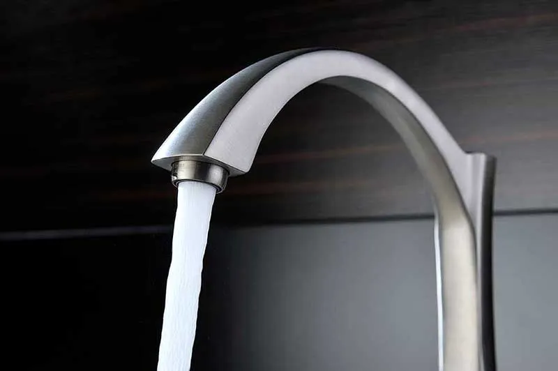 Anzzi MOORE Undermount Stainless Steel 32 in. Double Bowl Kitchen Sink and Faucet Set with Soave Faucet in Brushed Nickel