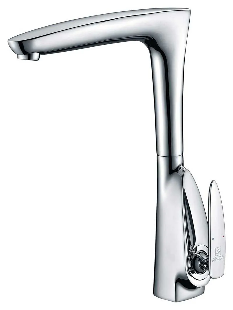 Anzzi MOORE Undermount Stainless Steel 32 in. Double Bowl Kitchen Sink and Faucet Set with Timbre Faucet in Polished Chrome