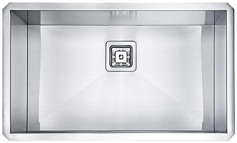 Anzzi Vanguard Undermount Stainless Steel 32 in. 0-Hole Single Bowl Kitchen Sink in Brushed Satin