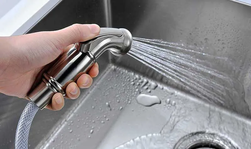 Anzzi VANGUARD Undermount Stainless Steel 32 in. 0-Hole Single Bowl Kitchen Sink with Locke Faucet in Brushed Nickel