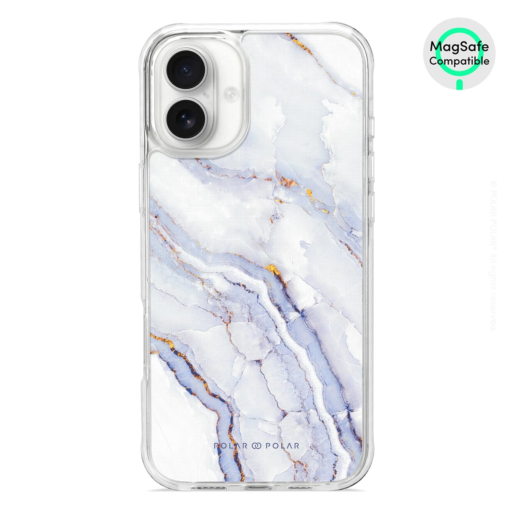 Arctic Ocean - iPhone 16 Plus Clear Bumper MagSafe Case