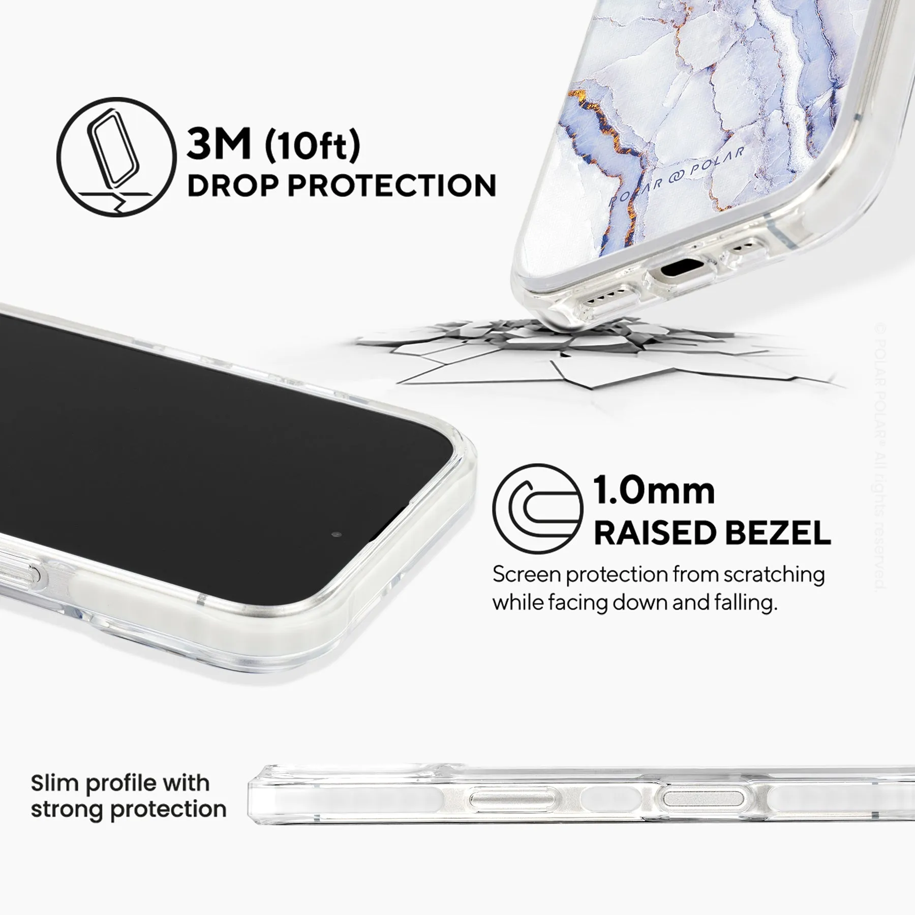 Arctic Ocean - iPhone 16 Plus Clear Bumper MagSafe Case