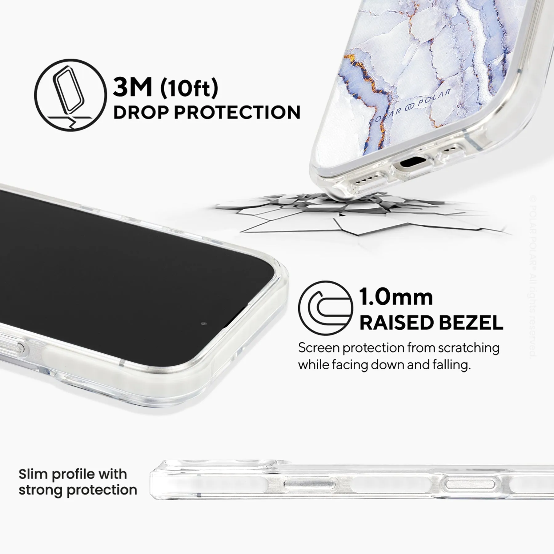 Arctic Ocean - iPhone 16 Pro Clear Bumper MagSafe Case