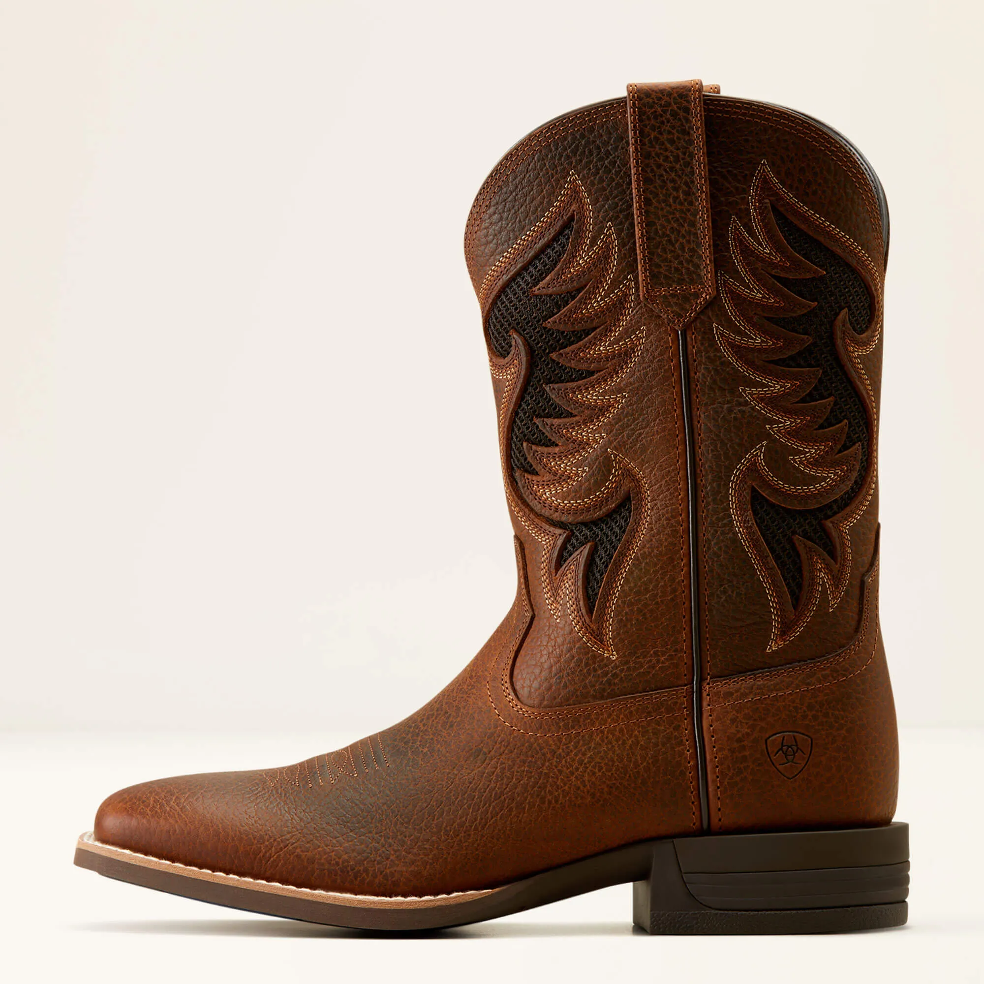 Ariat Men's Brown Oiled Cowpuncher VenTEK Broad Square Toe Western Boots