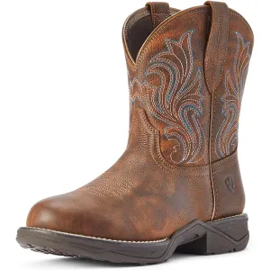 Ariat Women's Anthem Round Toe Shortie Western Boot