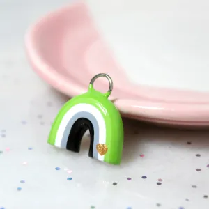 Aromantic Pride Rainbow Charm