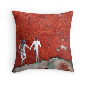 Art Throw Pillow 'At Sunset'