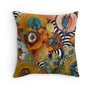Art Throw Pillow 'Energy Abstract'