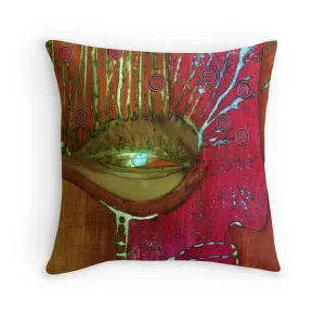 Art Throw Pillow 'Garden'