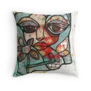 Art Throw Pillow 'Mine'