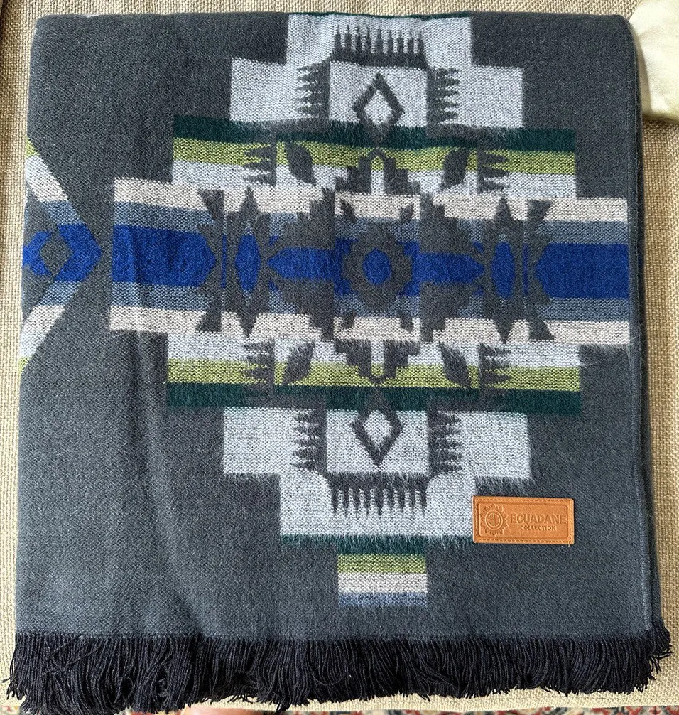 Artisan-Made Blanket - Andes Storm Throw