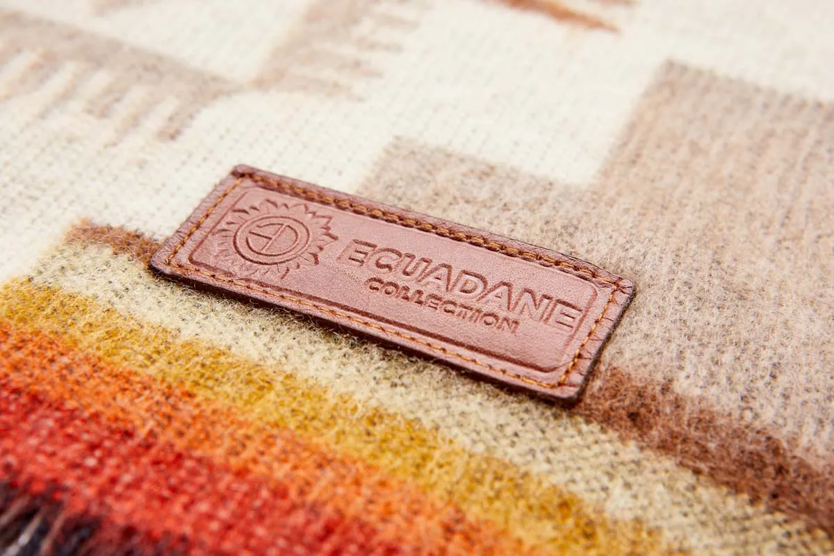 Artisan-Made Southwestern Blanket - Andes Beach Throw