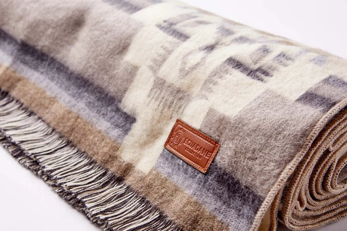 Artisan-Made Southwestern Blanket - Andes Cloud Throw