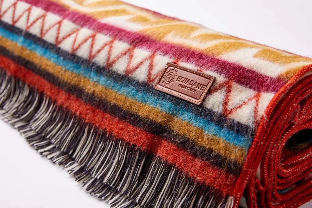 Artisan-Made Southwestern Blanket - Antisana Earth Throw