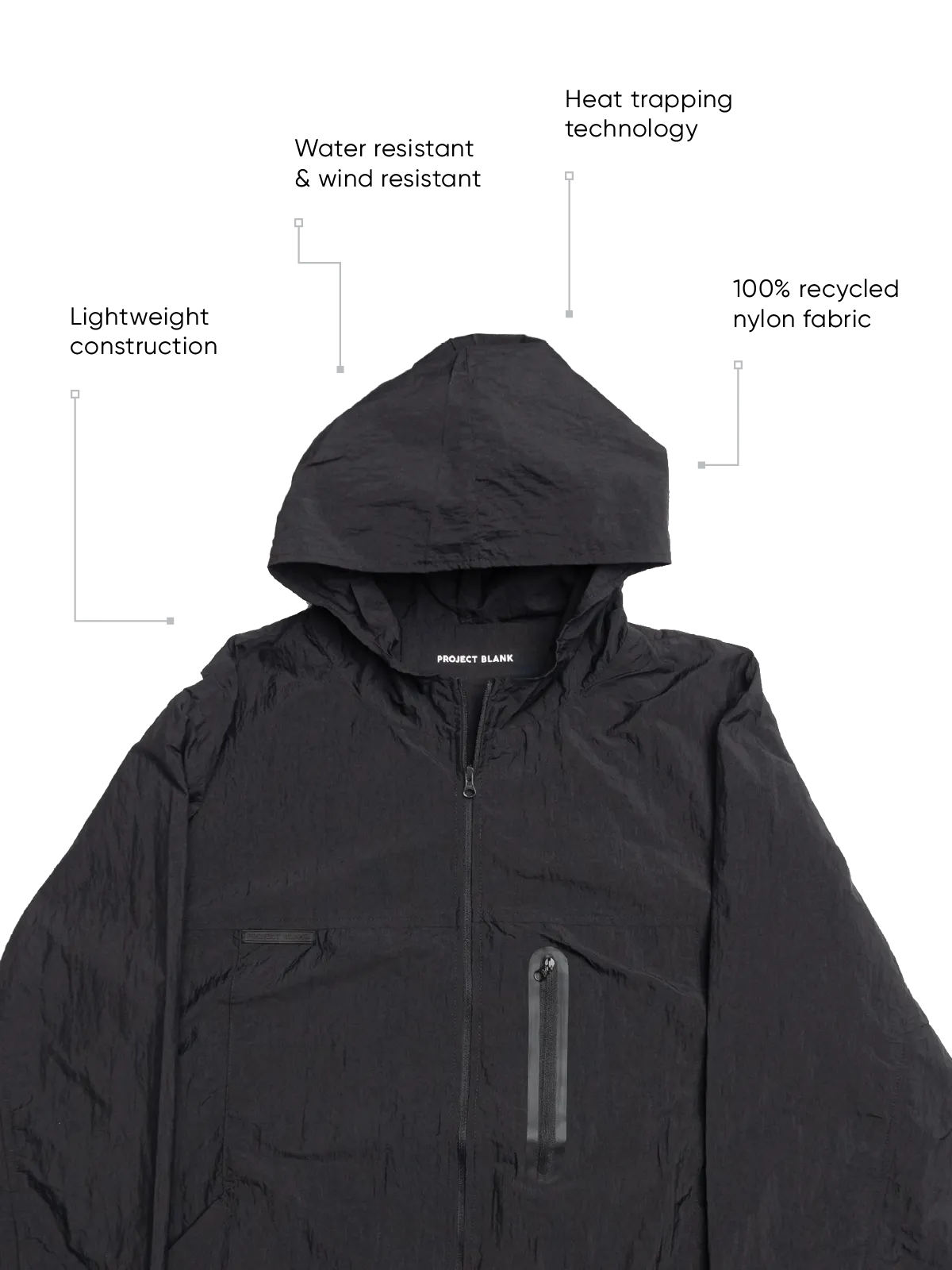 Avalon Spray Jacket | Black