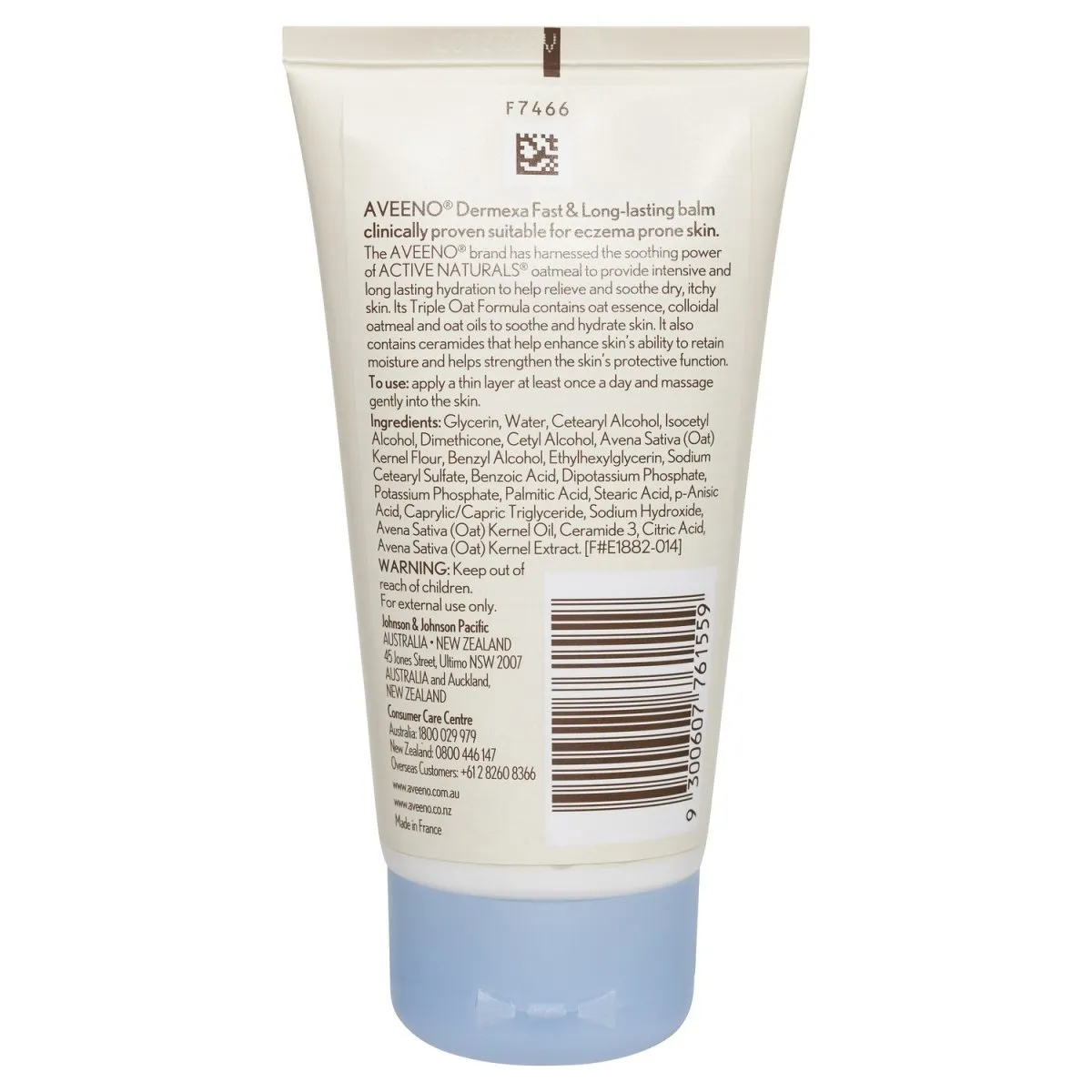 Aveeno Dermexa Fast & Long-Lasting Balm 75mL