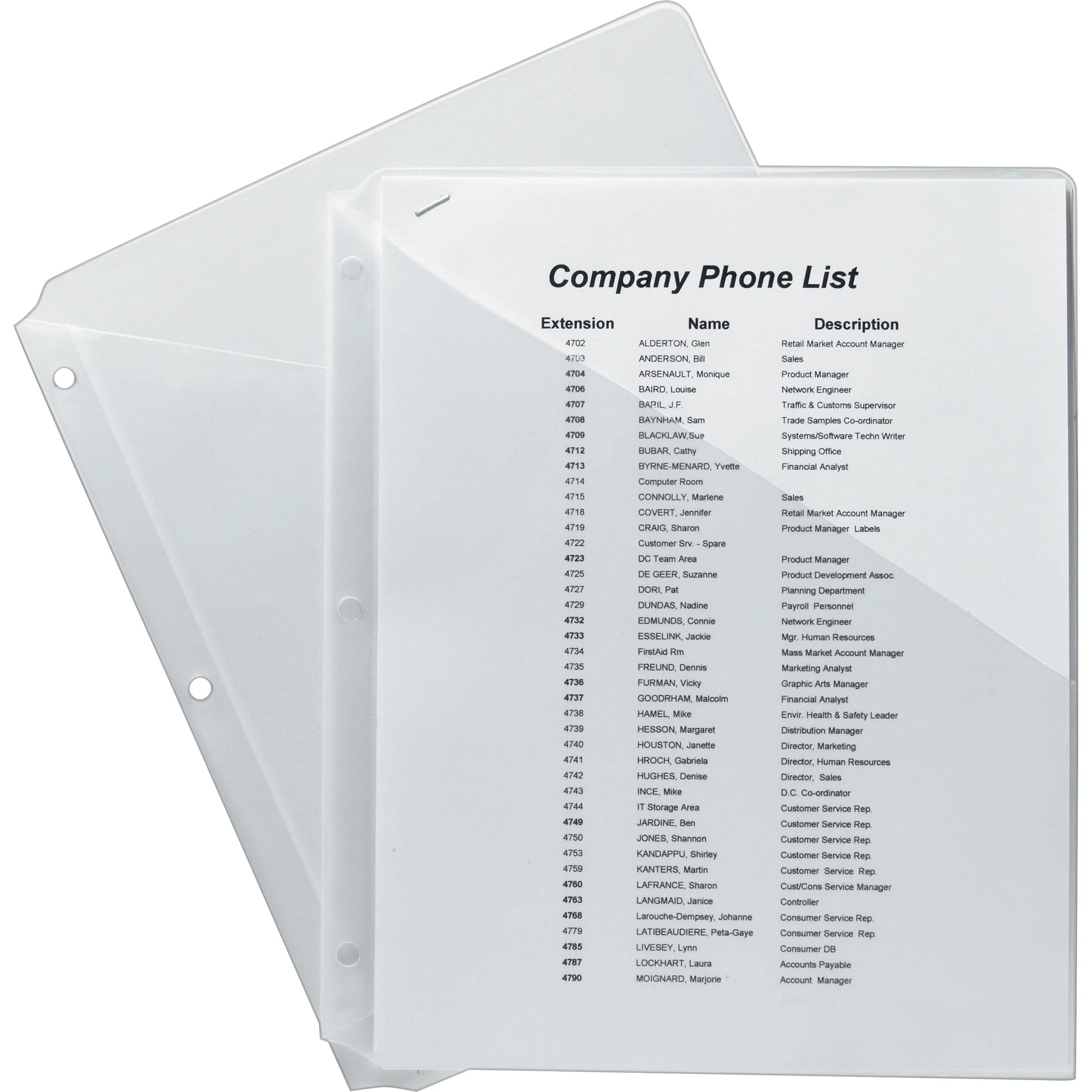 Avery® Durable Letter Vinyl File Pocket