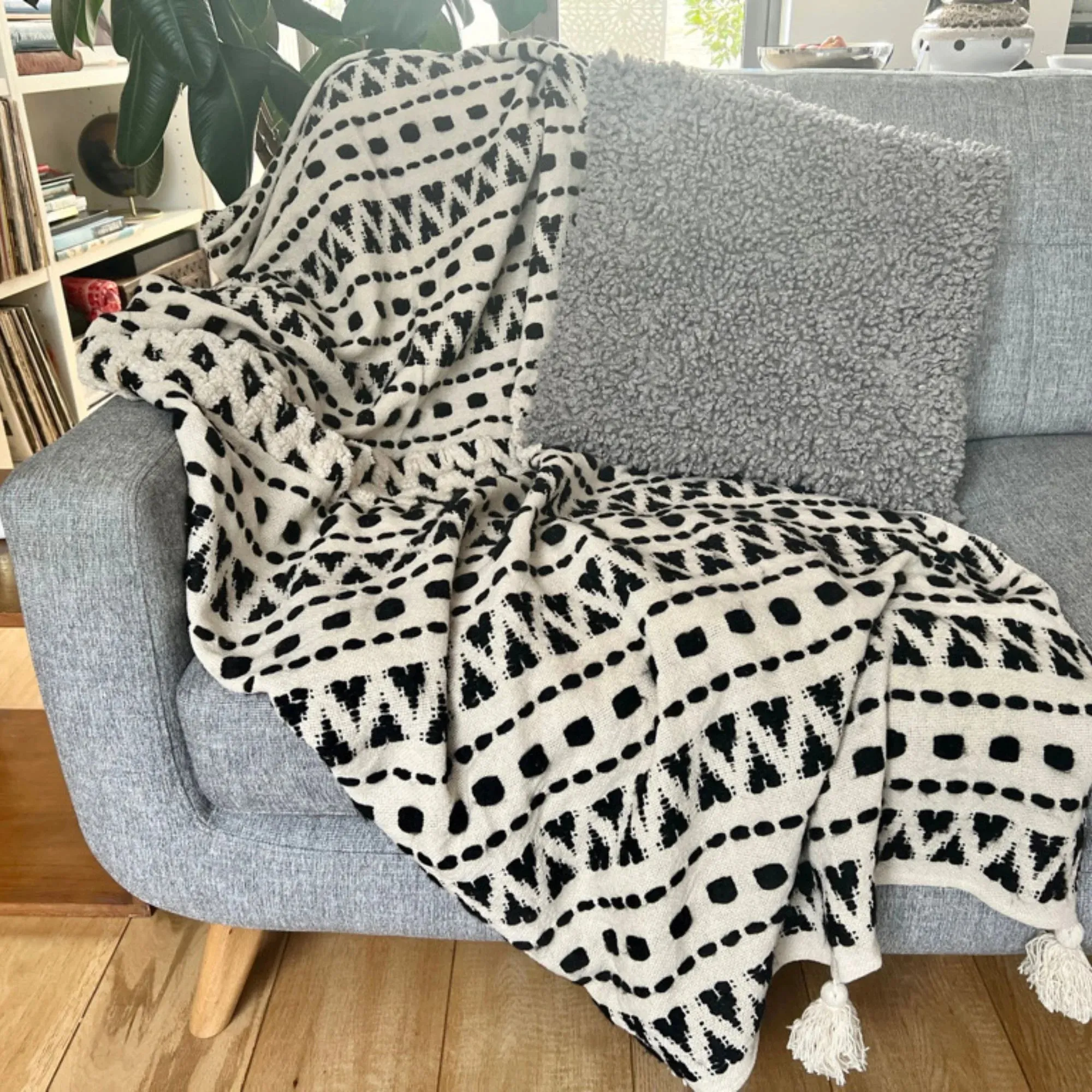 Aztec Tufted Throw