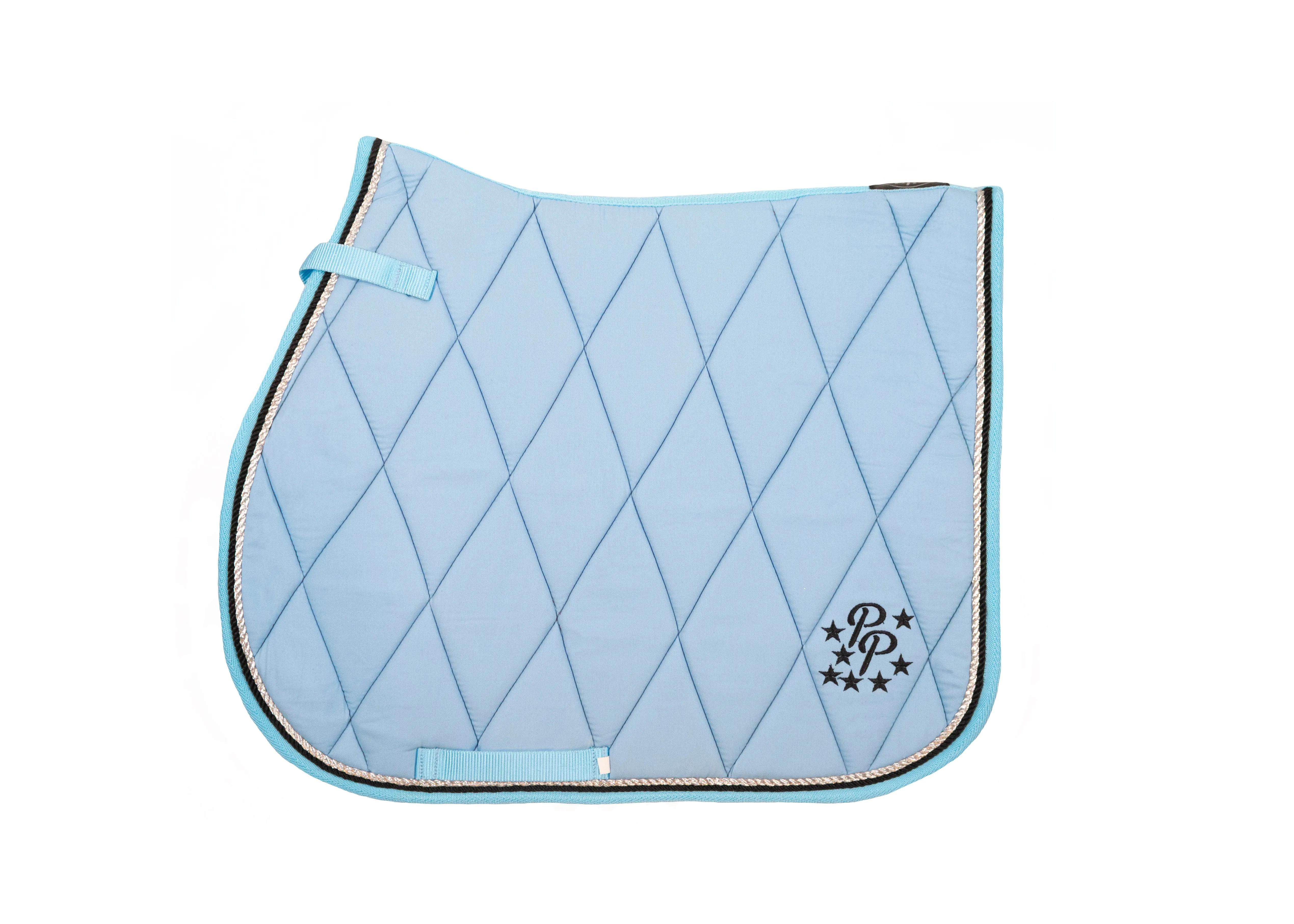 Baby Blue Saddle Pads - Jump, GP, and Dressage cuts