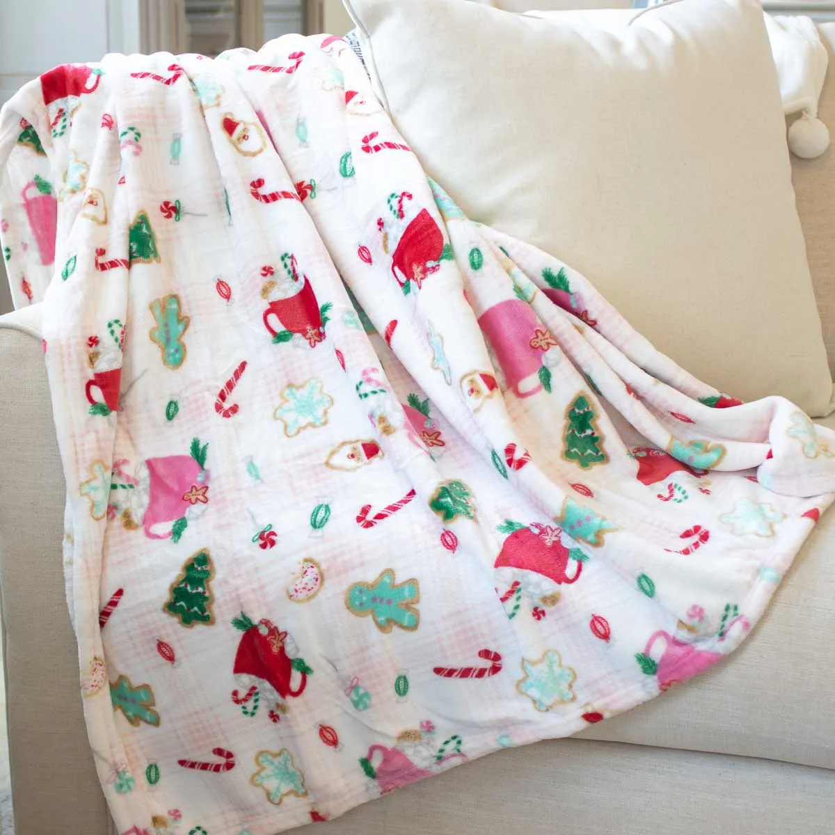 Baking Spirits Holiday Throw Blanket