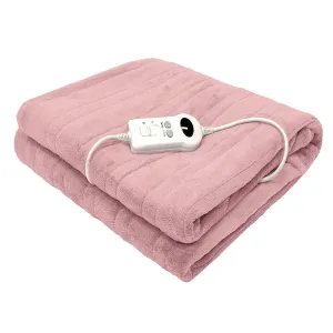 Bambury Heated Throw - Blush