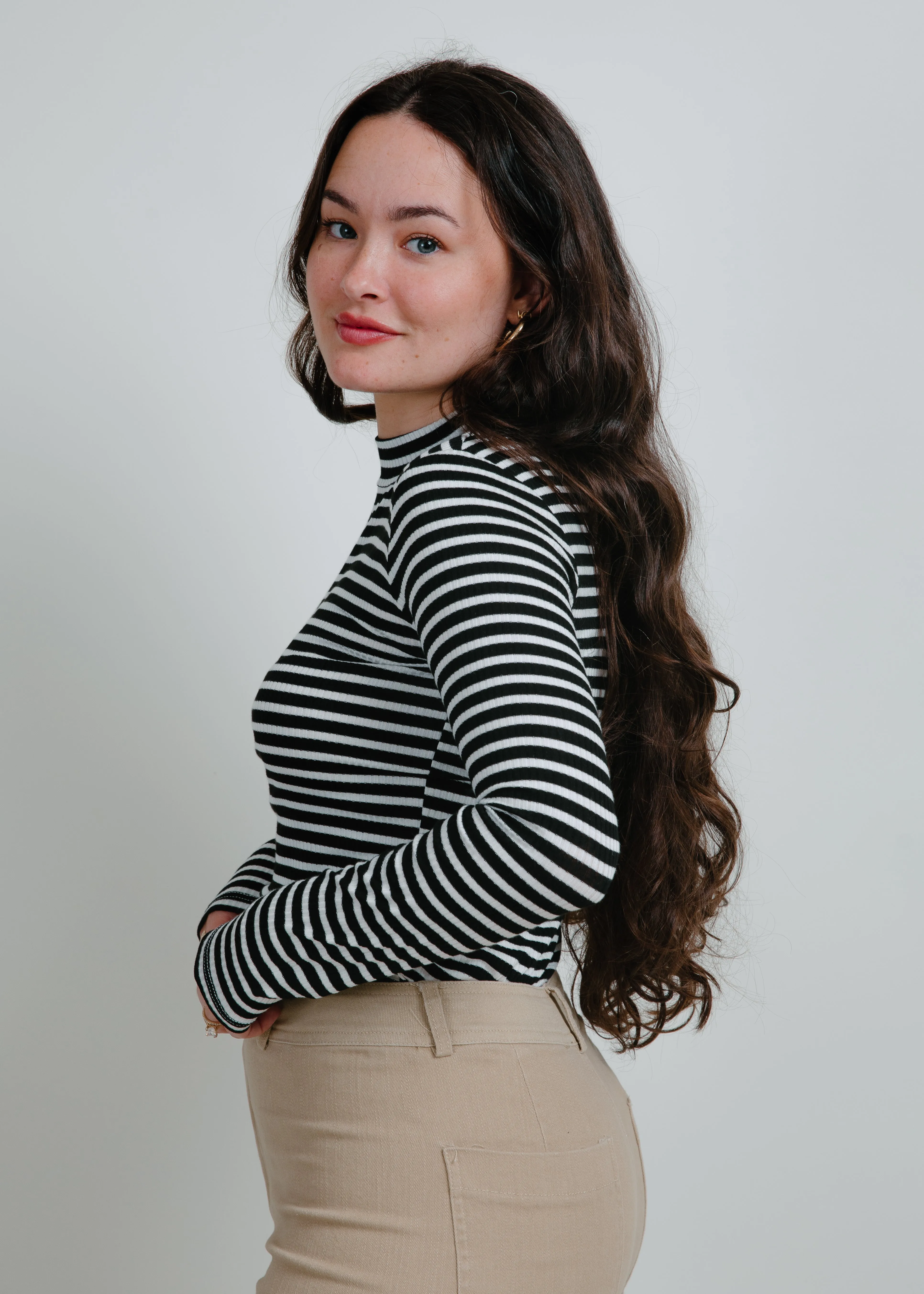 Be Simple Striped Top