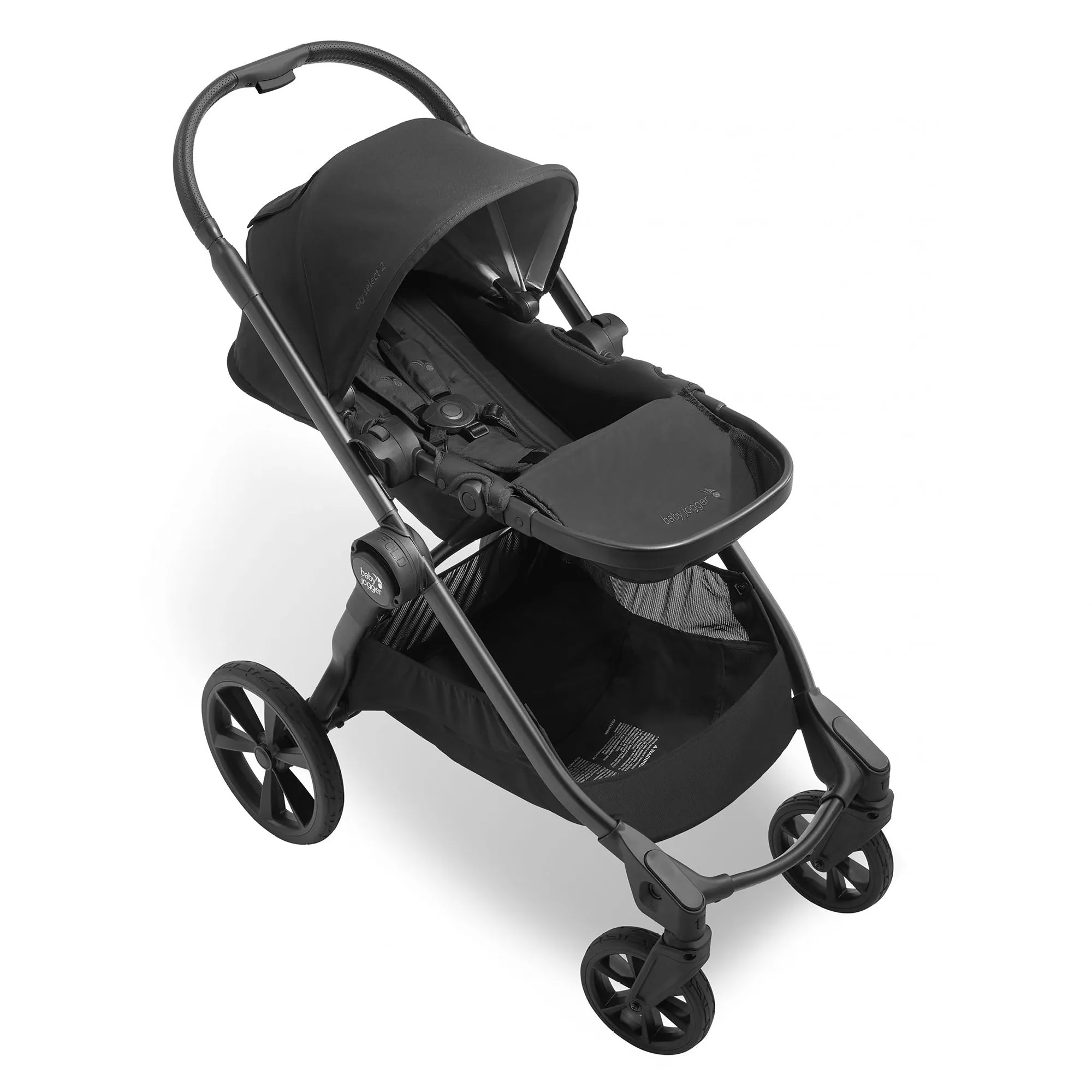 Bebelelo City Select 2 Baby Jogger Modular Stroller for Infant Kids, Lunar Black