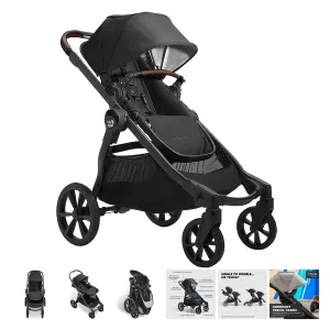Bebelelo City Select 2 Baby Jogger Modular Stroller for Infant Kids, Lunar Black