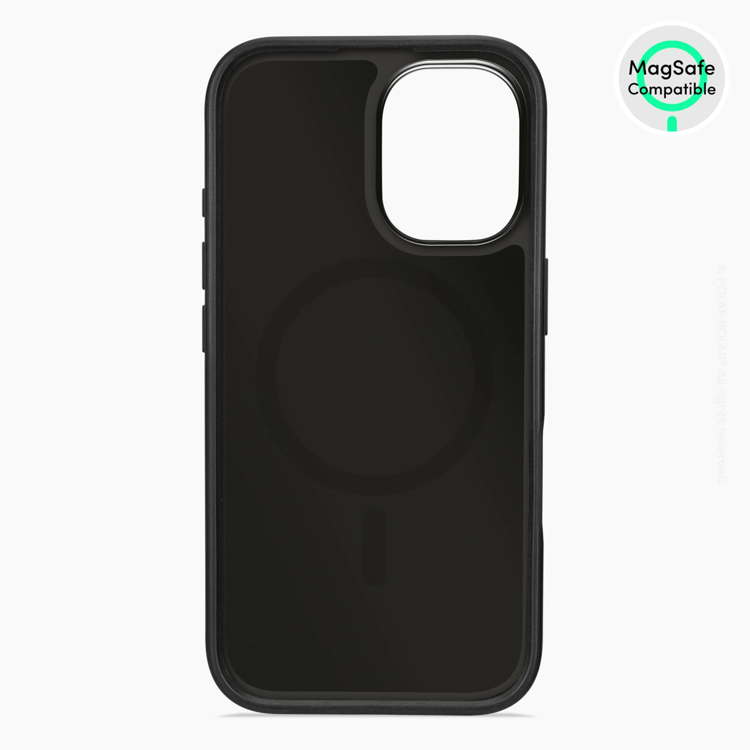 Beige Terrazzo - iPhone 16 Frosted Black Bumper MagSafe Case