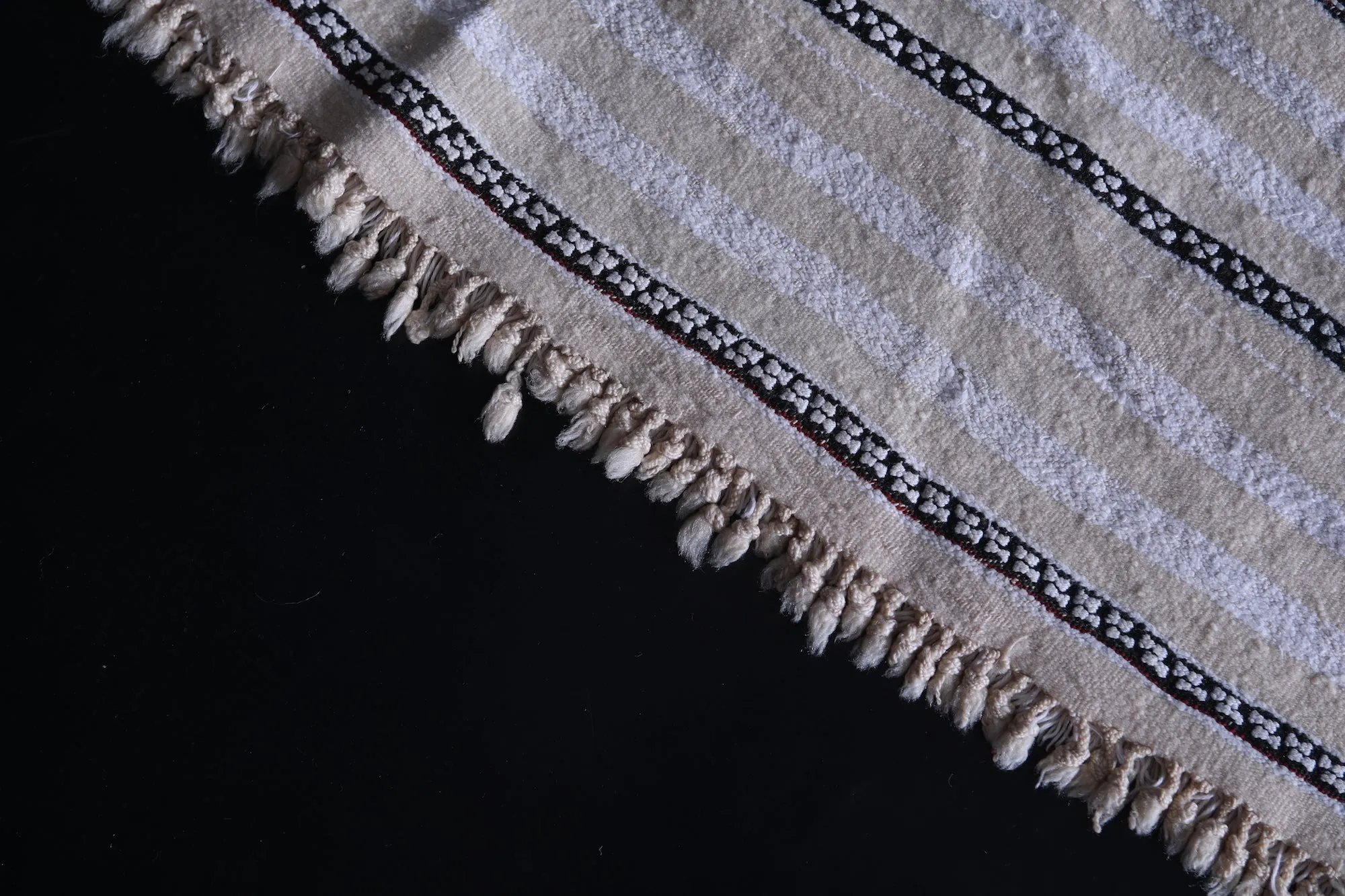 Berber Wedding Blanket - 3.7 x 5.8 FT | Handwoven Moroccan Rug