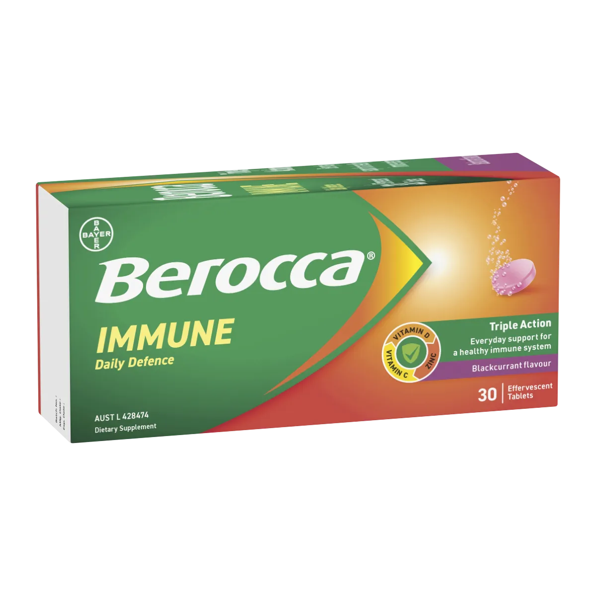 Berocca Immune DF Blackcurrant 30s