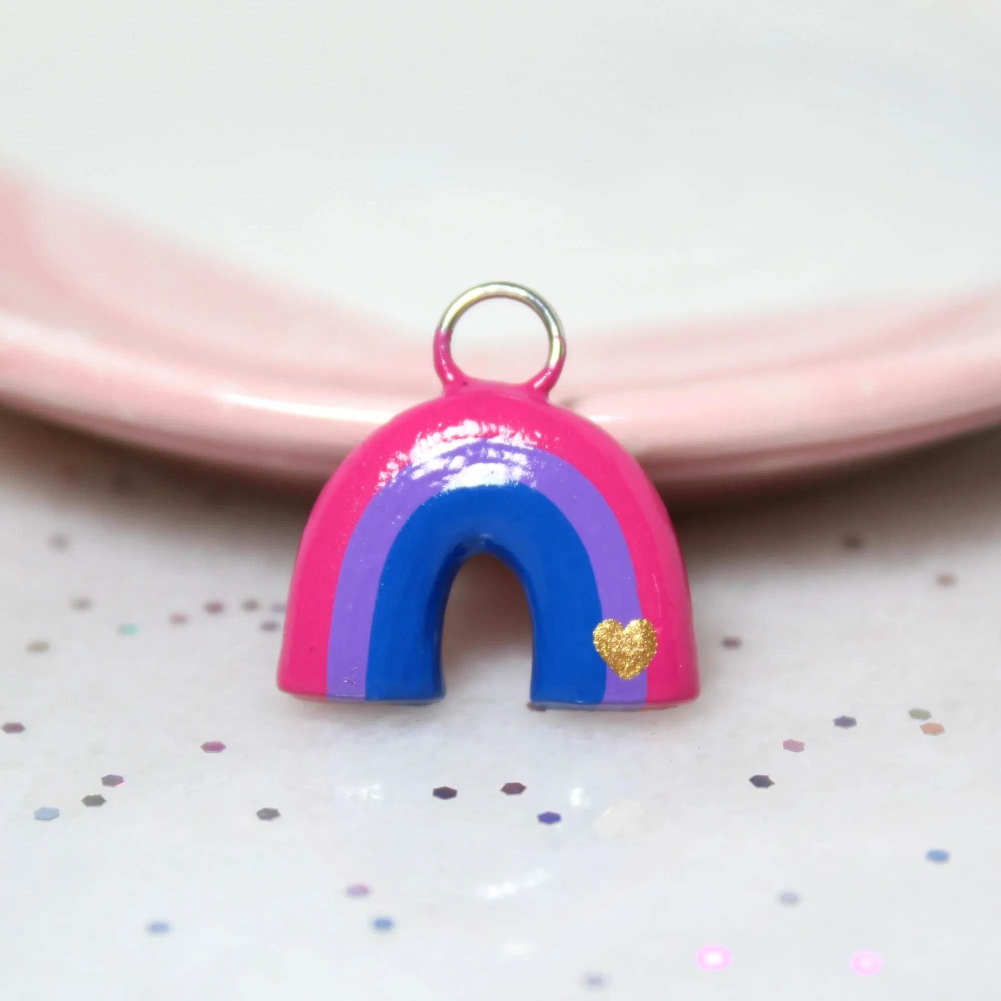 Bi Pride Rainbow Charm