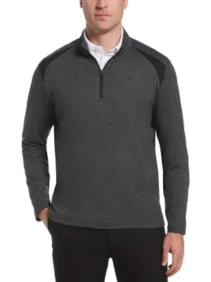 Big & Tall Lightweight Blocked 1/4 Zip Jacket