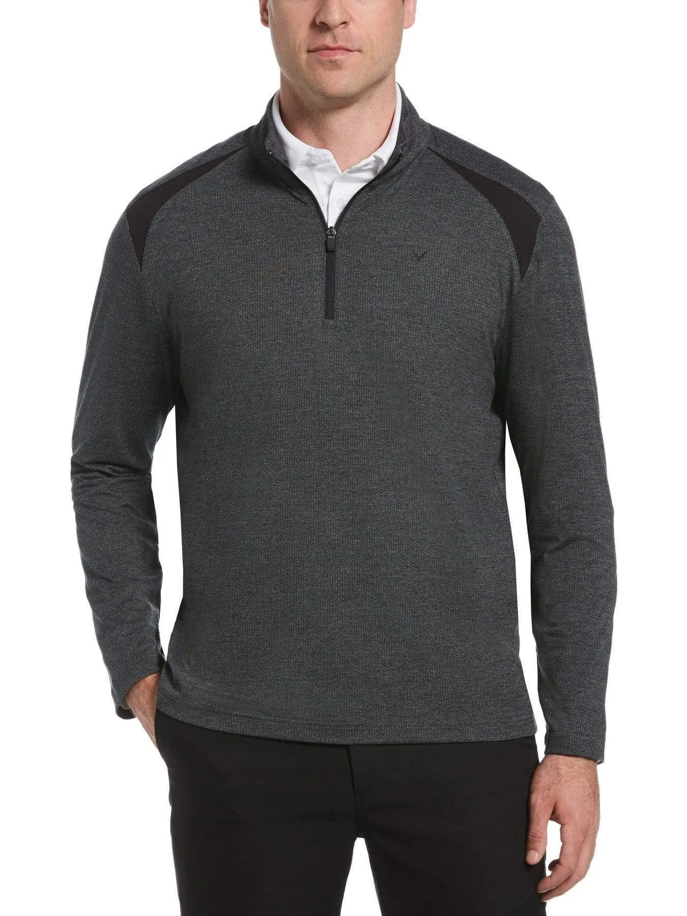 Big & Tall Lightweight Blocked 1/4 Zip Jacket