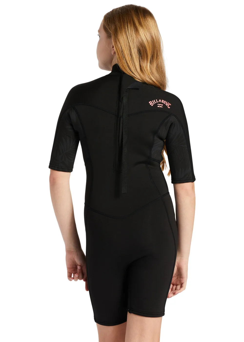 Billabong 2mm Girls SYNERGY Back Zip Spring Suit Wetsuit