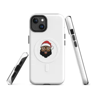 Black Santa MagSafe® tough case for iPhone®