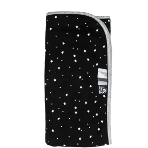 Black With White Stars Blanket