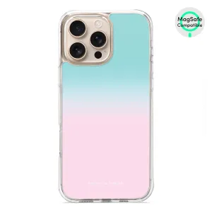 Blue Pink Pastel - iPhone 16 Pro Max Clear Bumper MagSafe Case