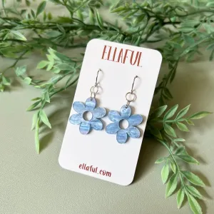 Blue Skies Daisy Earrings