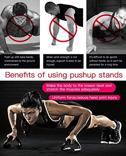 Bodylastics PP Abs Roller Wheel with Non-Slip Knee Pad, Pushup Stands & Adjustable Jump Rope Total Body Men & Women Exercise Home Workout Equipment (Black)