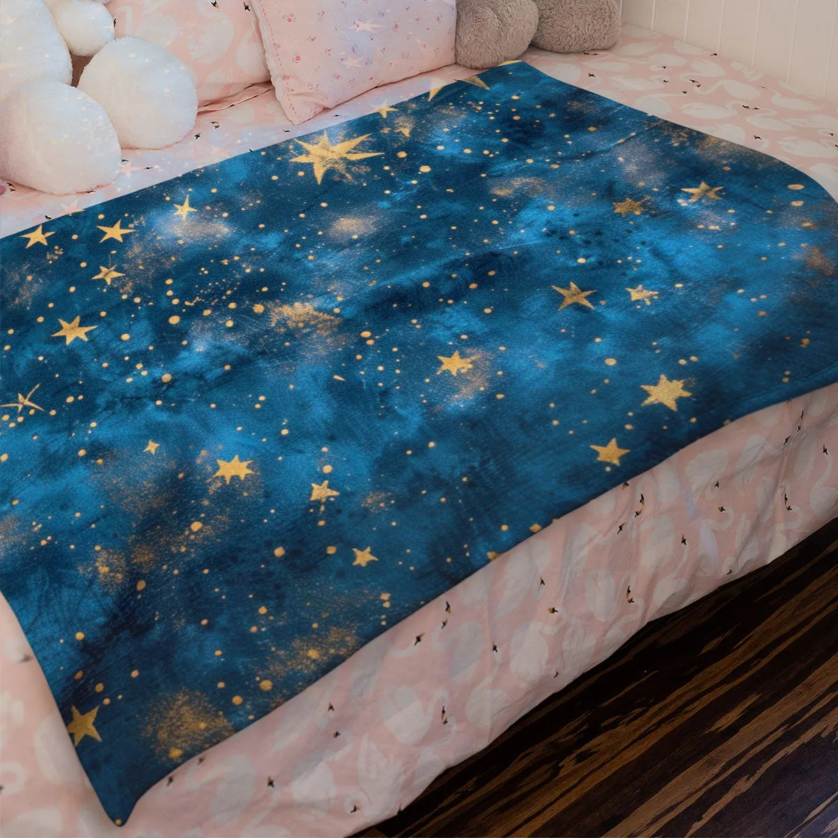 Boho Blanket Throw: Stars Blanket, Woven Throw Blanket, Couch Blanket, Bed Blanket, Boho Decor, Boho Home Decor, Bohemian decor, Boho bed, Stars 001