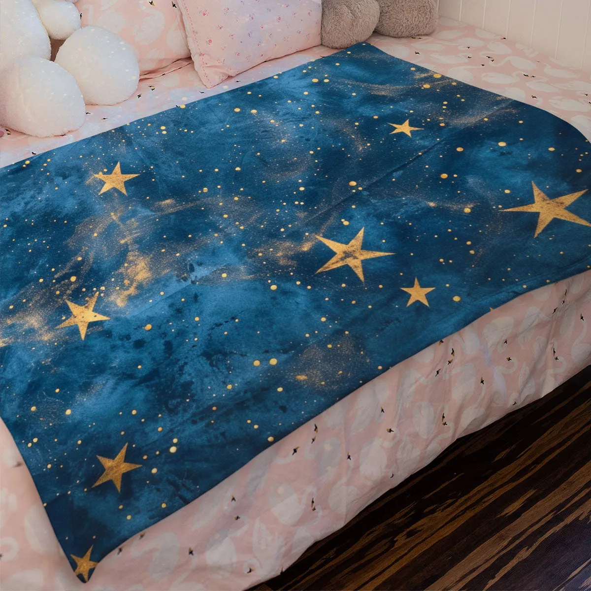 Boho Blanket Throw: Stars Blanket, Woven Throw Blanket, Couch Blanket, Bed Blanket, Boho Decor, Boho Home Decor, Bohemian decor, Boho bed, Stars 002