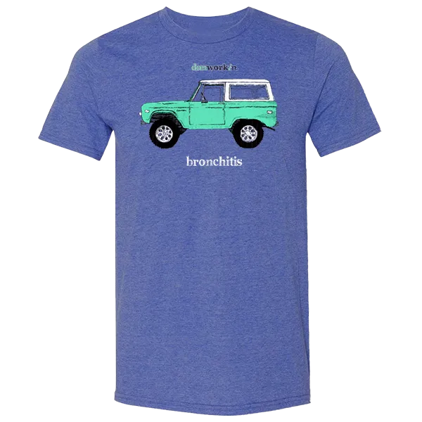 Bronchitis Unisex Lightweight Cotton/Poly Blend SS Tee