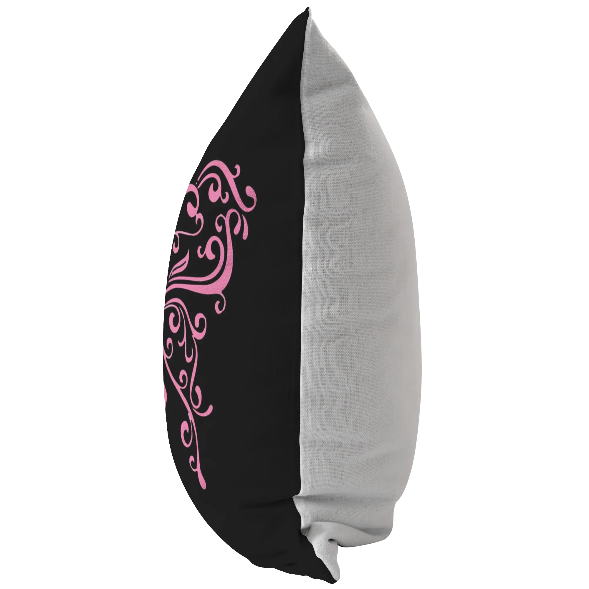 Butterfly Pink Ribbon Pillow