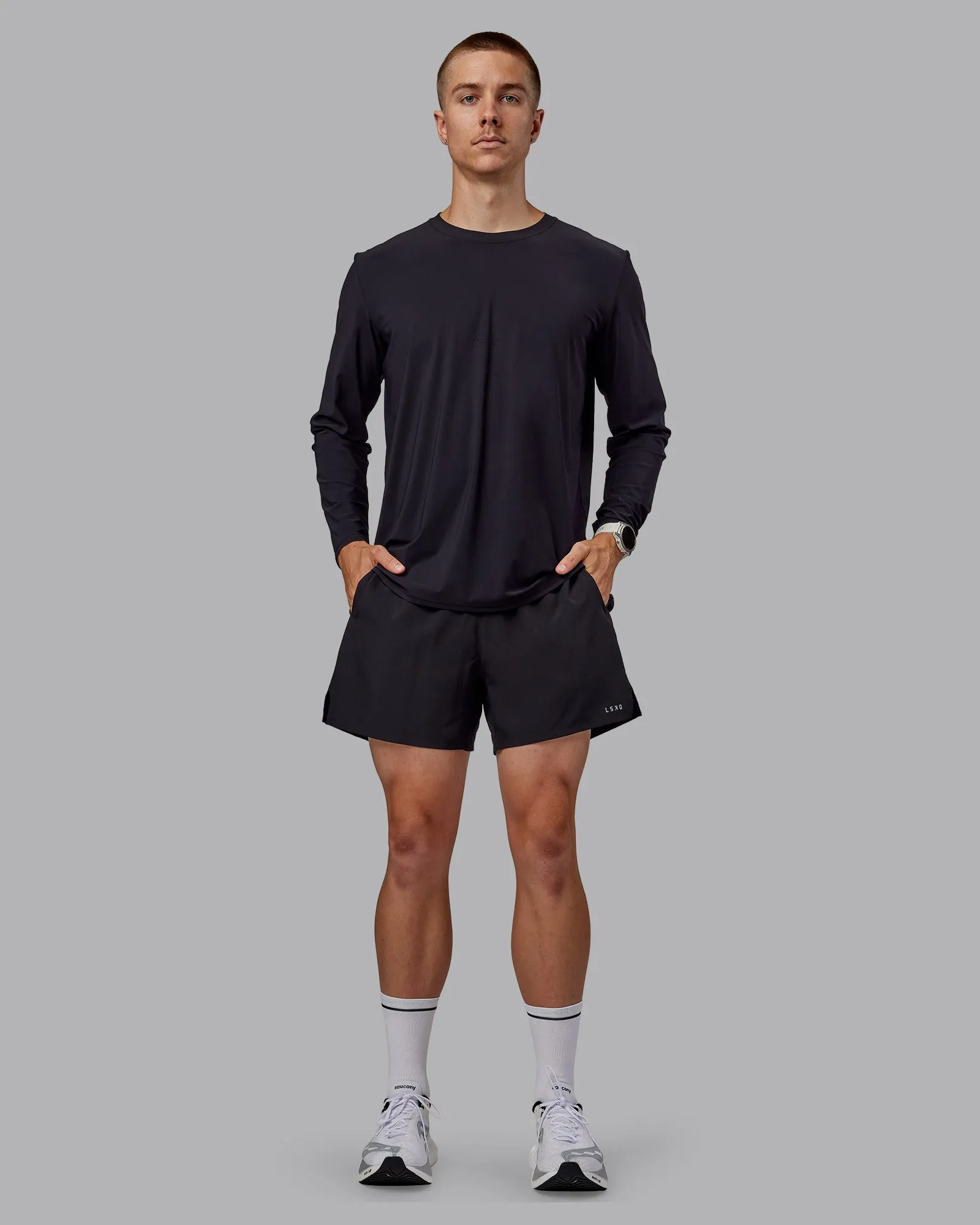 Cadence Long Sleeve Tee - Black