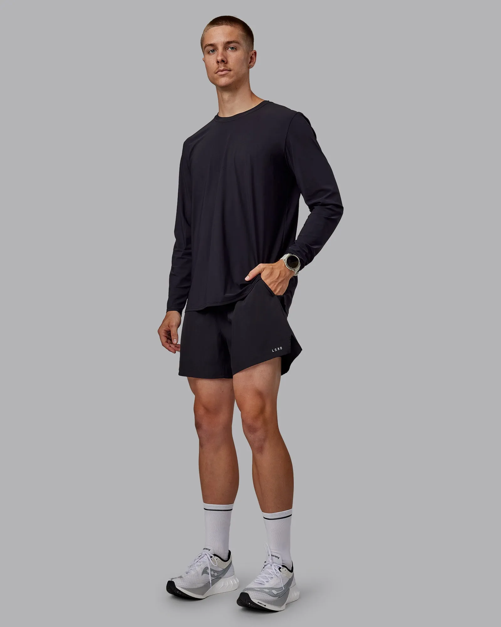 Cadence Long Sleeve Tee - Black
