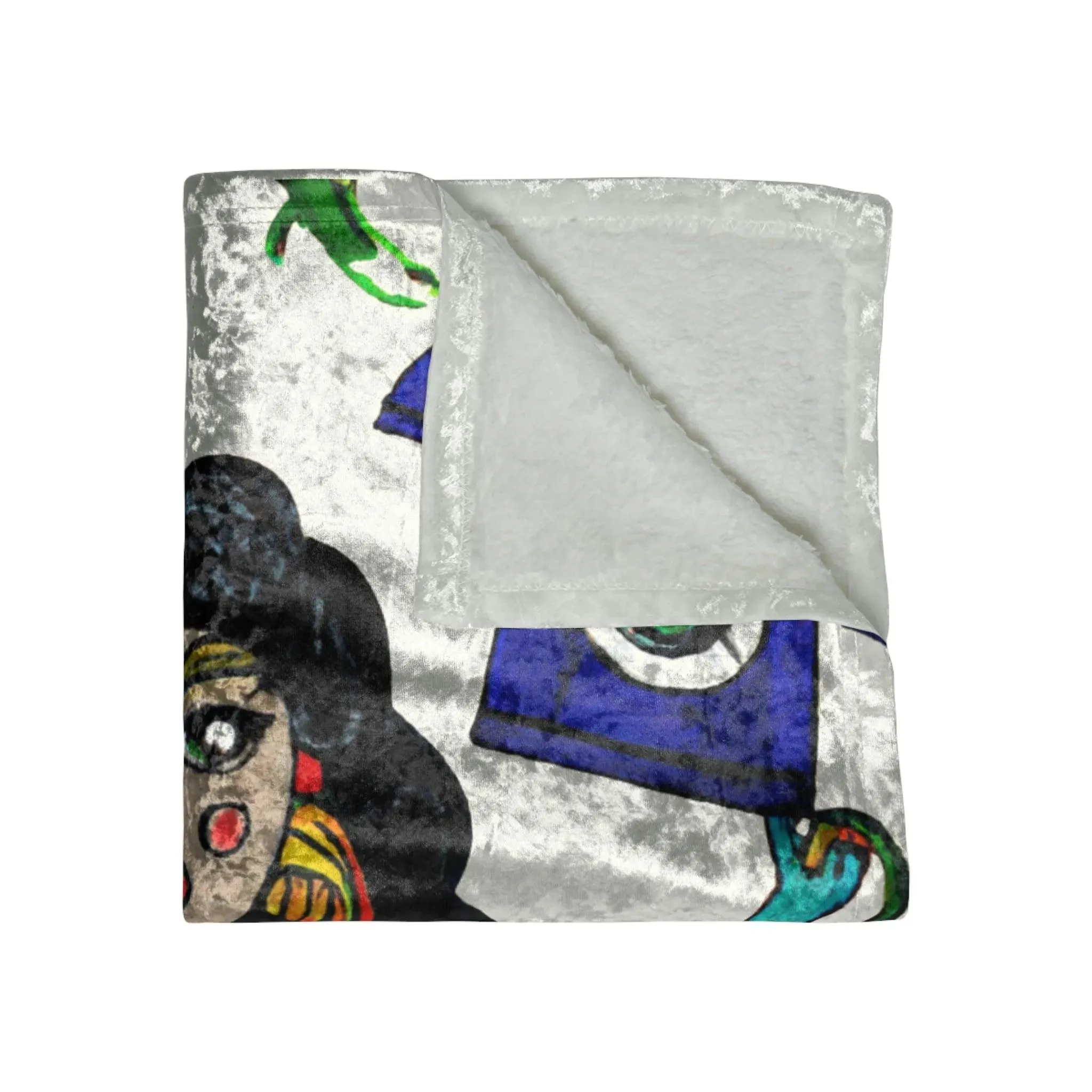 Calling Your Shero Crushed Velvet Blanket