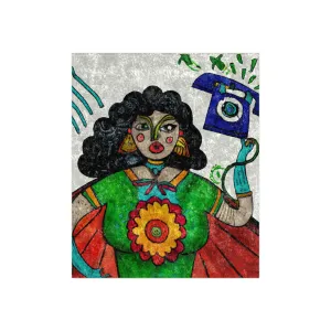 Calling Your Shero Crushed Velvet Blanket
