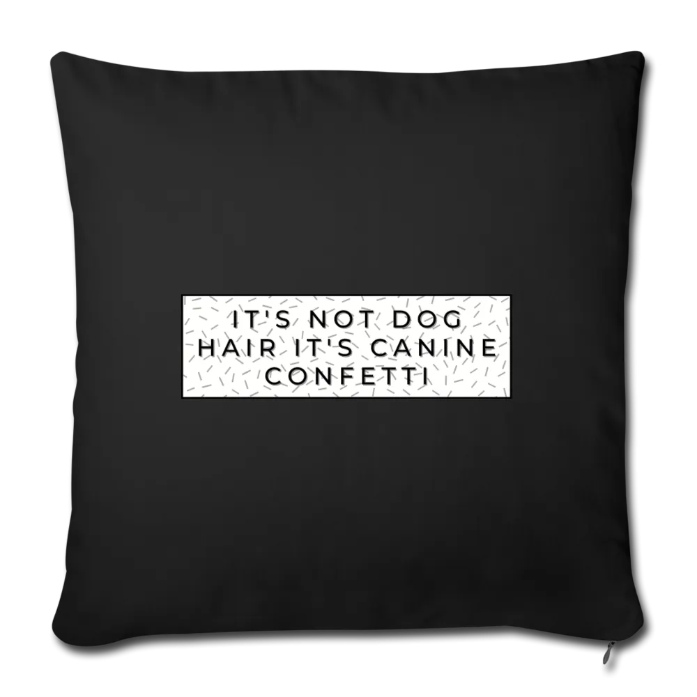 Canine Confetti-Throw Pillow Cover 18” x 18”